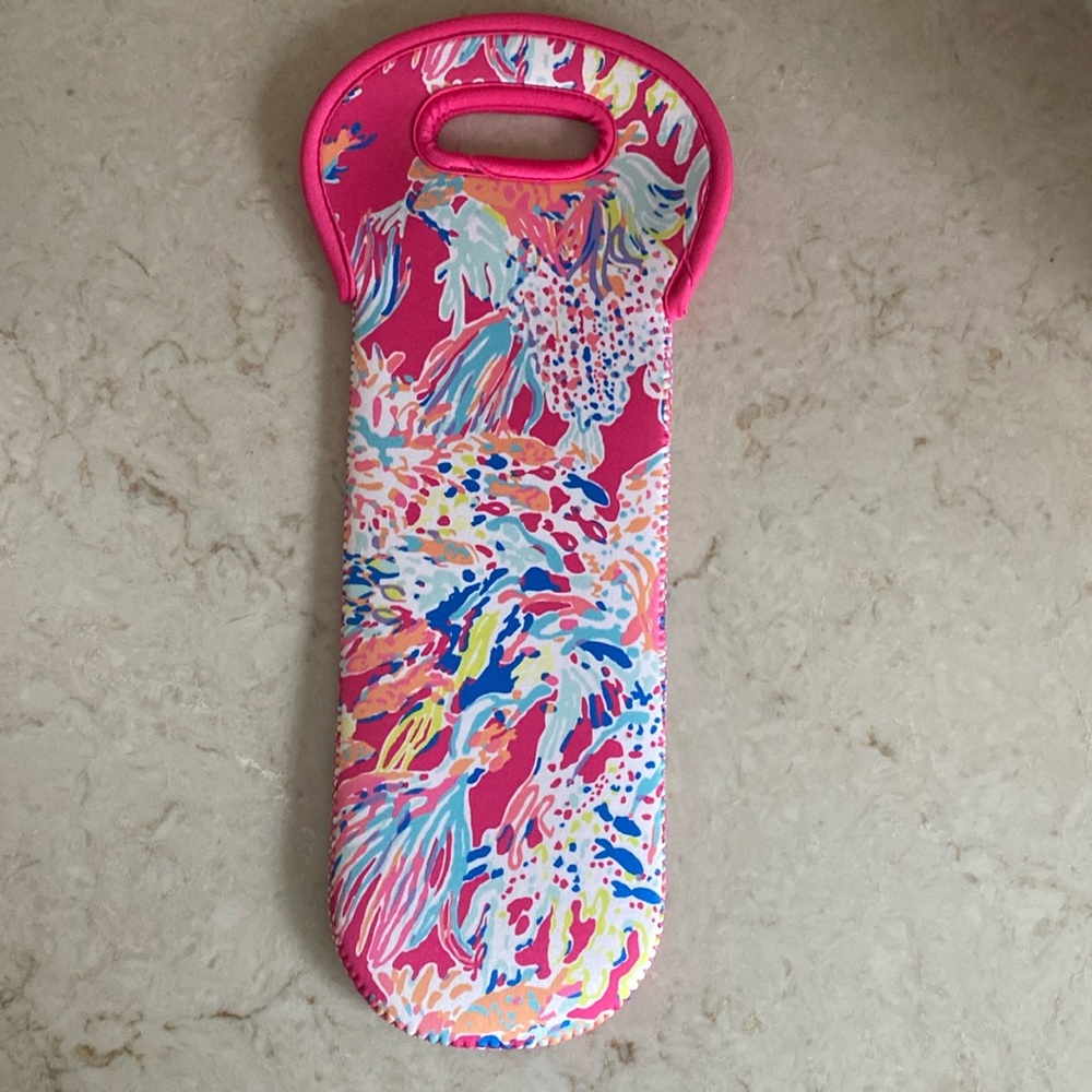 LILLY PULITZER WINE CARRIER